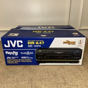 New Factory Sealed Vintage JVC HR-A47 VCR Player VHS Recorder Player in Box
